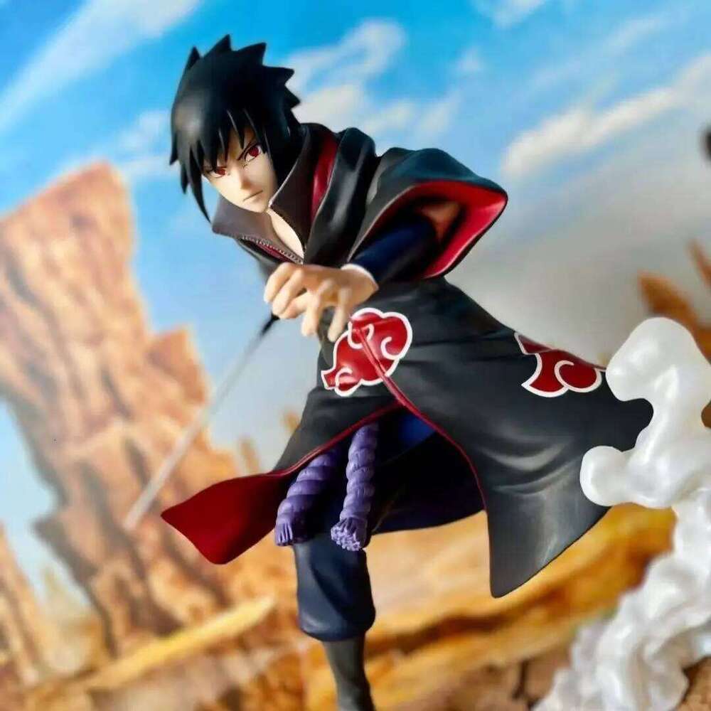 Anime Naruto Figure Sasuke Uchiha Action Doll 16cm Battle Model Scene PVC Collection Peripheral Statue Birthday Toy C260309-image-1096839922