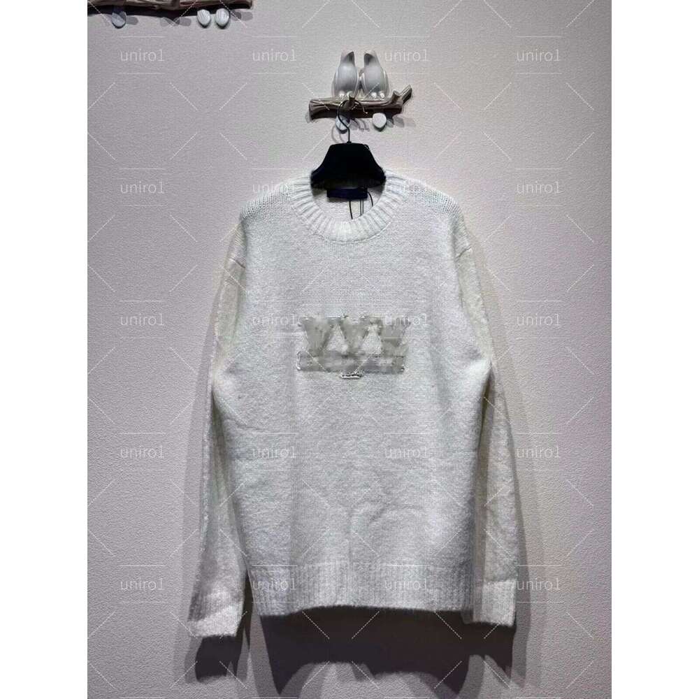 mens jumper knit designer sweaters knitted sweat shirt Thin Wool Crew Neck Blend Cashmere Cardigan sweater S-3XL