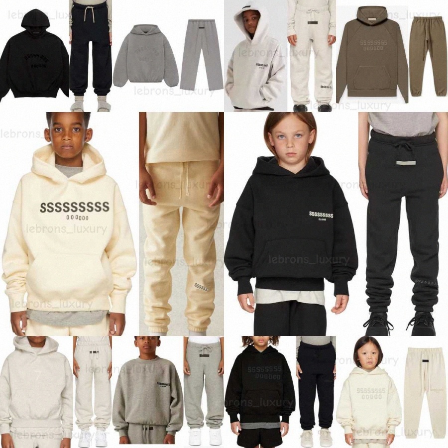 Kids Clothing Sets Toddlers Hoodies Pants Boys Tracksuits Children Baby Clothes 2 Pieces Sweatshirt Sweatpants Girls Youth Loose Hoody Pullovers-image-1096848723