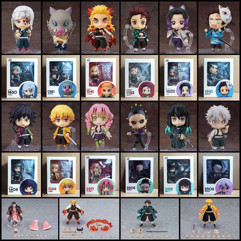 Demon Slayer Nezuko Kamado Poseable Figure Anime Collectible Cute Doll Toy Jujutsu Kaisen Gojo Satoru Clay C260309-image-1096839191