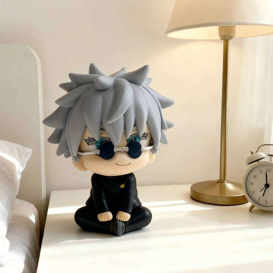 11CM Cute Jujutsu Kaisen Anime Satoru Gojo Action Figure Automotive Furniture Desktop Decorations Birthday and Christmas gifts C260309-image-1096839303
