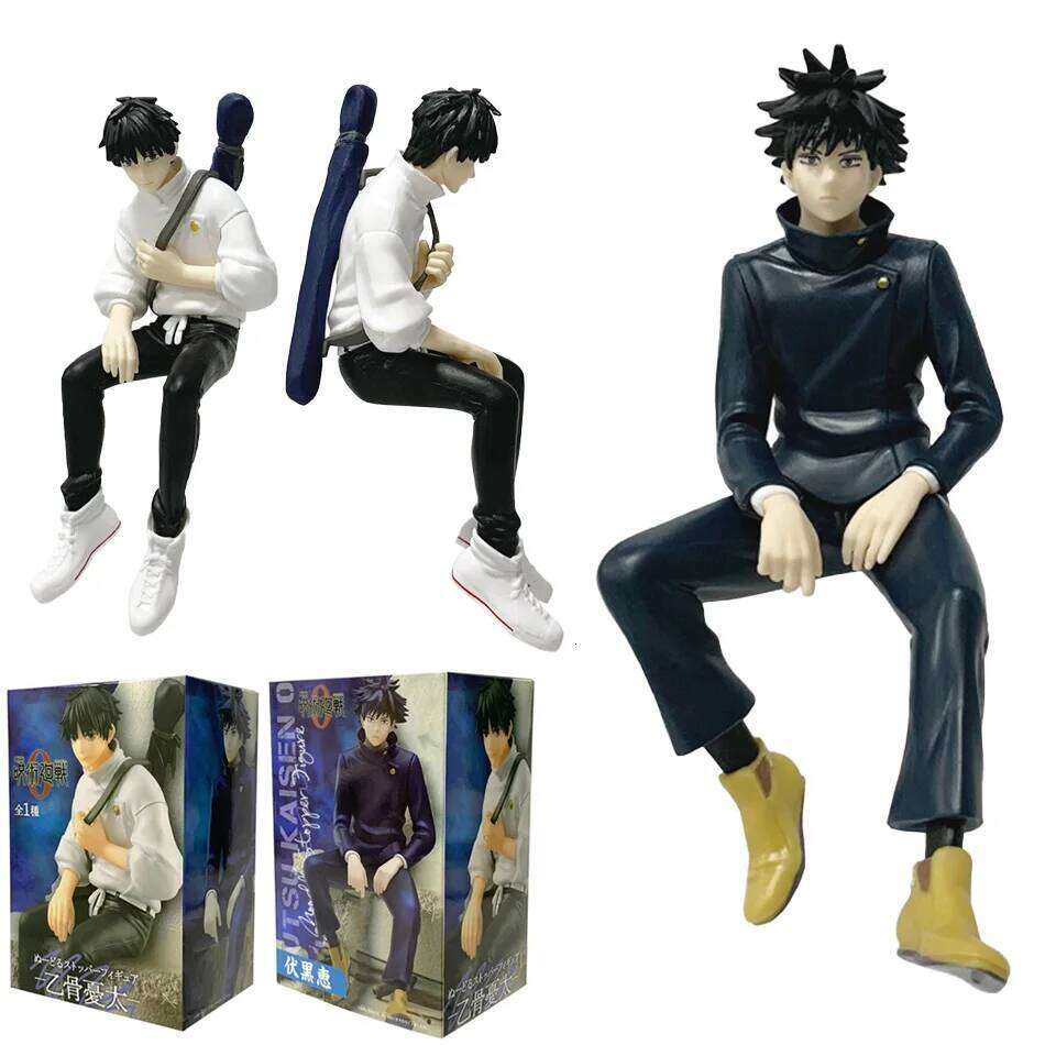 New Jujutsu Kaisen Fushiguro Megumi Action Figural Sitting Doll Car Decoration PVC Kids Gifts Model Toys C260309-image-1096843178