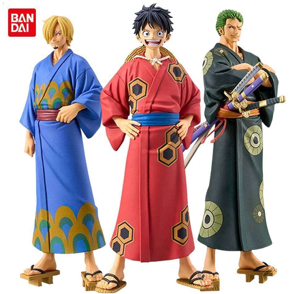 18cm One Piece Anime Luffy Zoro Chopper Nami Action Figure Land Wano Toys PVC Model Doll children birthday Christmas gift C260309-image-1096842278