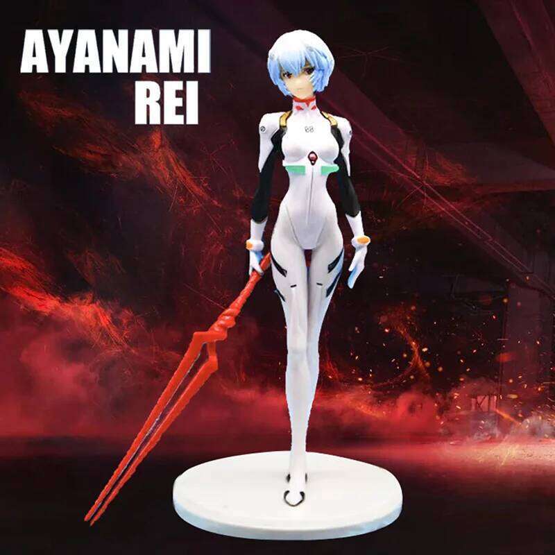 22cm Neon Genesis EVANGELION Anime Figure Eva Ayanami Rei Asuka Langley Soryu Makinami PVC Action figure Toys Model Collec C260309-image-1096839257