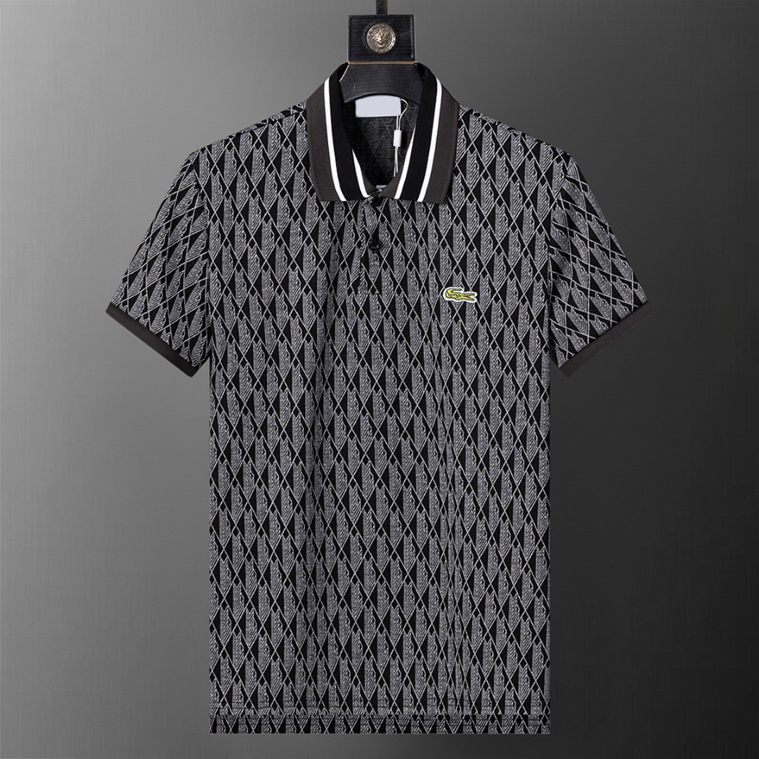 Men's Plus Tees & Polos Round neck embroidered and printed polar style summer wear with street pure cotton 2333