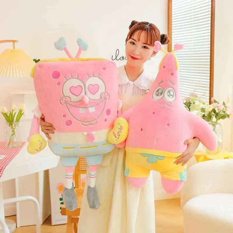 40cm mloving Spongebob Squarepants Patrick Eugene H. Krabs Gary Plush Doll Kawaii Kid Cartoon Anime Peripheral Toy Christmas L260310-image-1097009621
