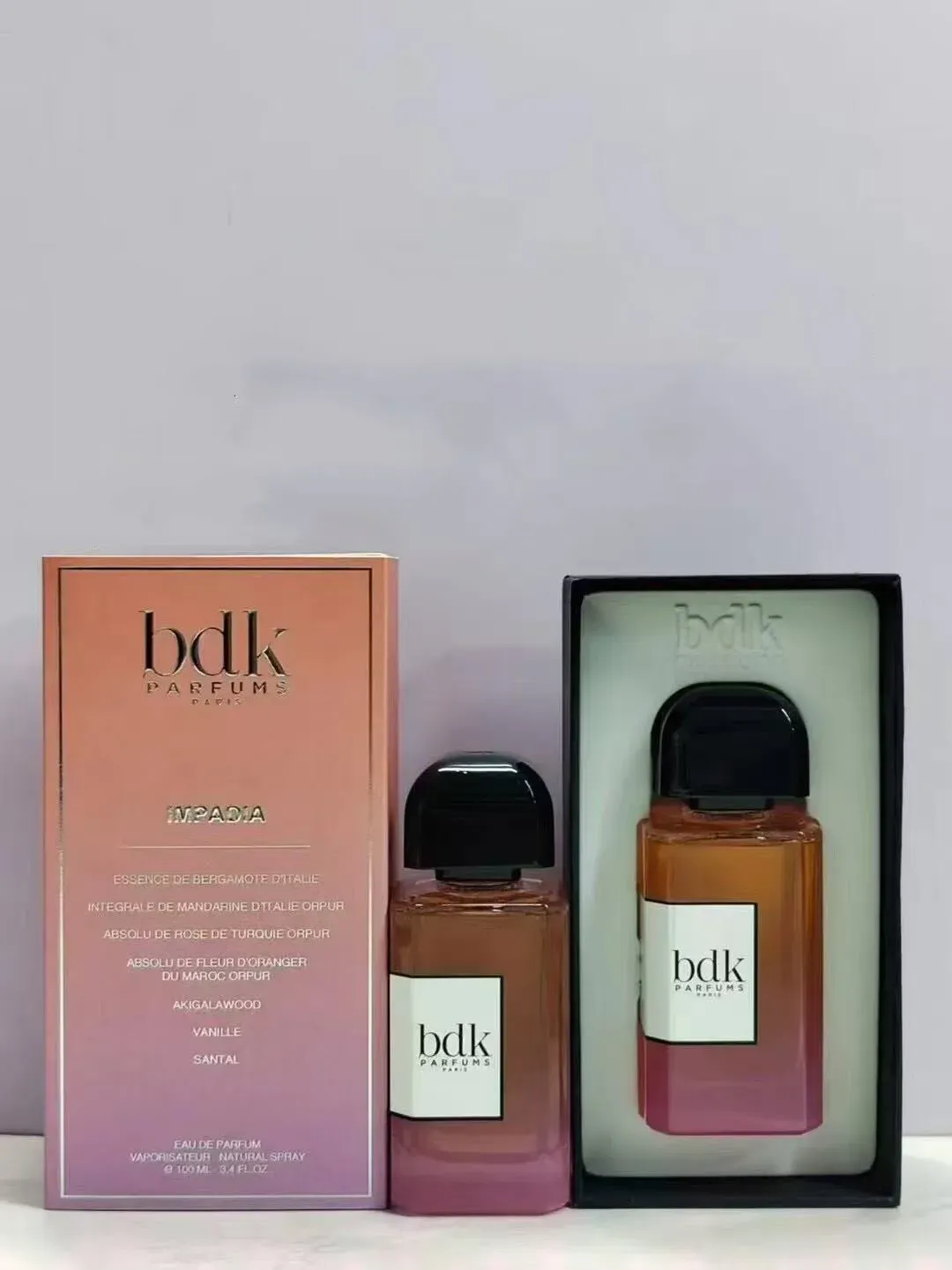 100ml Women Perfume Fragrance BDK IMPADIA Parfum Tabac Rose ROUGE SMOKING EXTRAIT Tubereuse Velvet Tonka Fragrance 3.4oz Long Lasting EDP Paris Colo