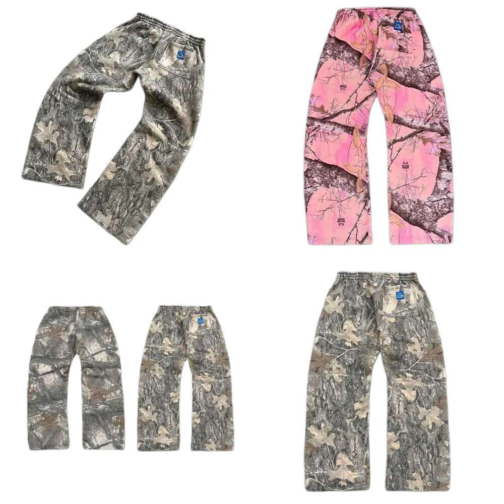 2026 New Model Streetwear Men Camouflage Pattern Print High Street Hip Hop Sweatpants Women Oversized Unisex Casual Camo Baggy Pants Men's Clot