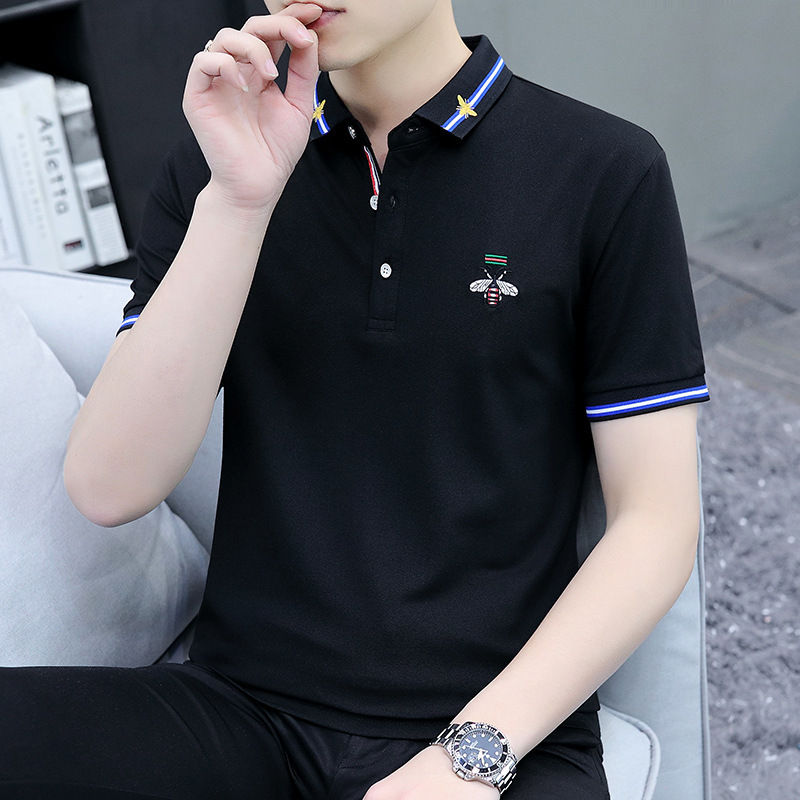 Clothes Men's 2026 Short-Sleeve T-Shirt POLO Brand Base Shirt New Designer Zhudi Luxury Men's Fashion Turn-Down Collar Top Casual Men'