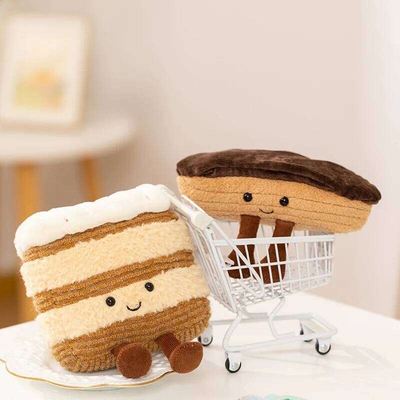 Bakery Plush Cake/Toast/Puff/Napoleon Stuffed Toys Ultra-Soft Kawaii Bread Pastry Gift for Foodies Kids Birthday Children's Day L260310-image-1097003281