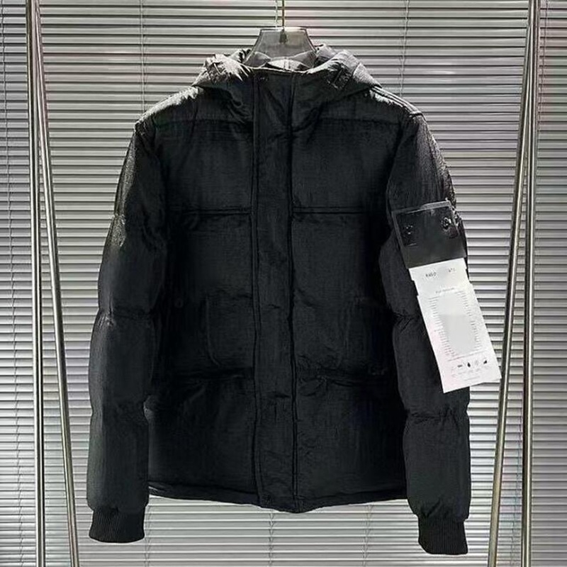 Dyed jacket men stretch cotton utility outdoor coat Winter thick warm jacket casual over shirts black size M-XXL S260917564N