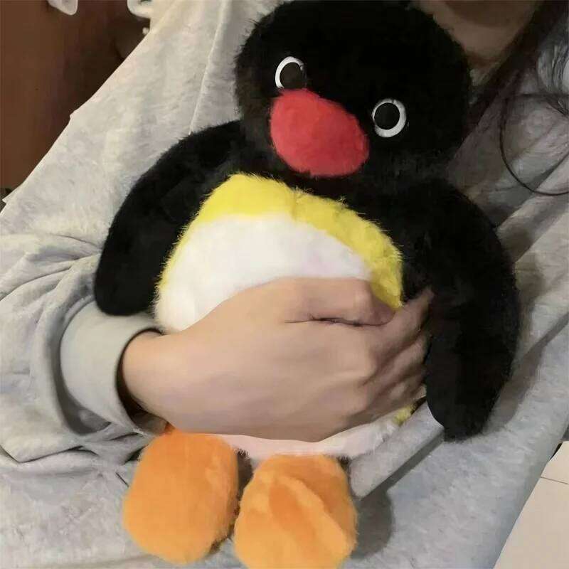 30cm Superpower Series Fluffy Angry Penguin Plush Toy Cute Companion Comfort Doll Soft Pillow Room Sofa Decorative Cushion Gift L260310-image-1097010308