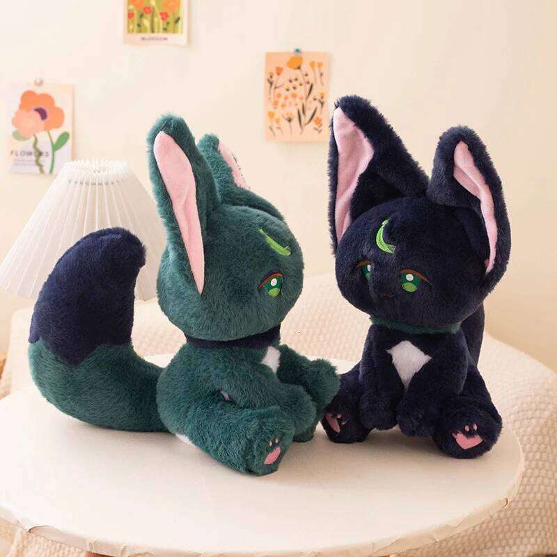 2023 new25cm Genshin Impact Xiao Cat Tighnari Toy Anime Gaming Plush Pillow Kids Adults Gifts Toys L260310-image-1097011224