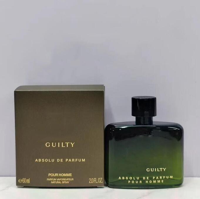 Designer Parfum 60ml Guilty Elixir Absolu Eau de Parfum Homme Femme Fragrance Spray Longue Durée Haute Qualité