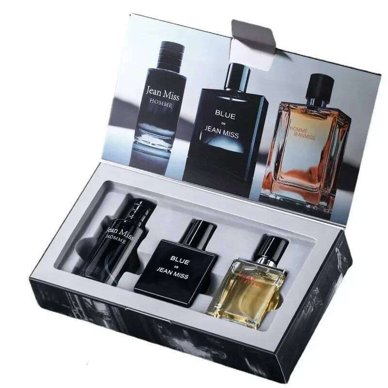 High Quality 90ml Men Perfume Hombre Gift Box 3pcs Set Colognes Scent Fascination Man Perfumes Masculinos Lasting Parfum Heren S26-image-1097002853
