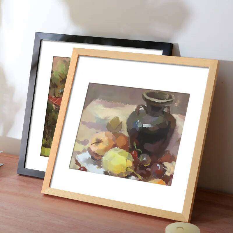 Square Wall Hanging 20X20cm 30x30cm Wood Wedding Picture Frame Stand for Pictures Photo Home Decor Gift H260310-image-1097015448