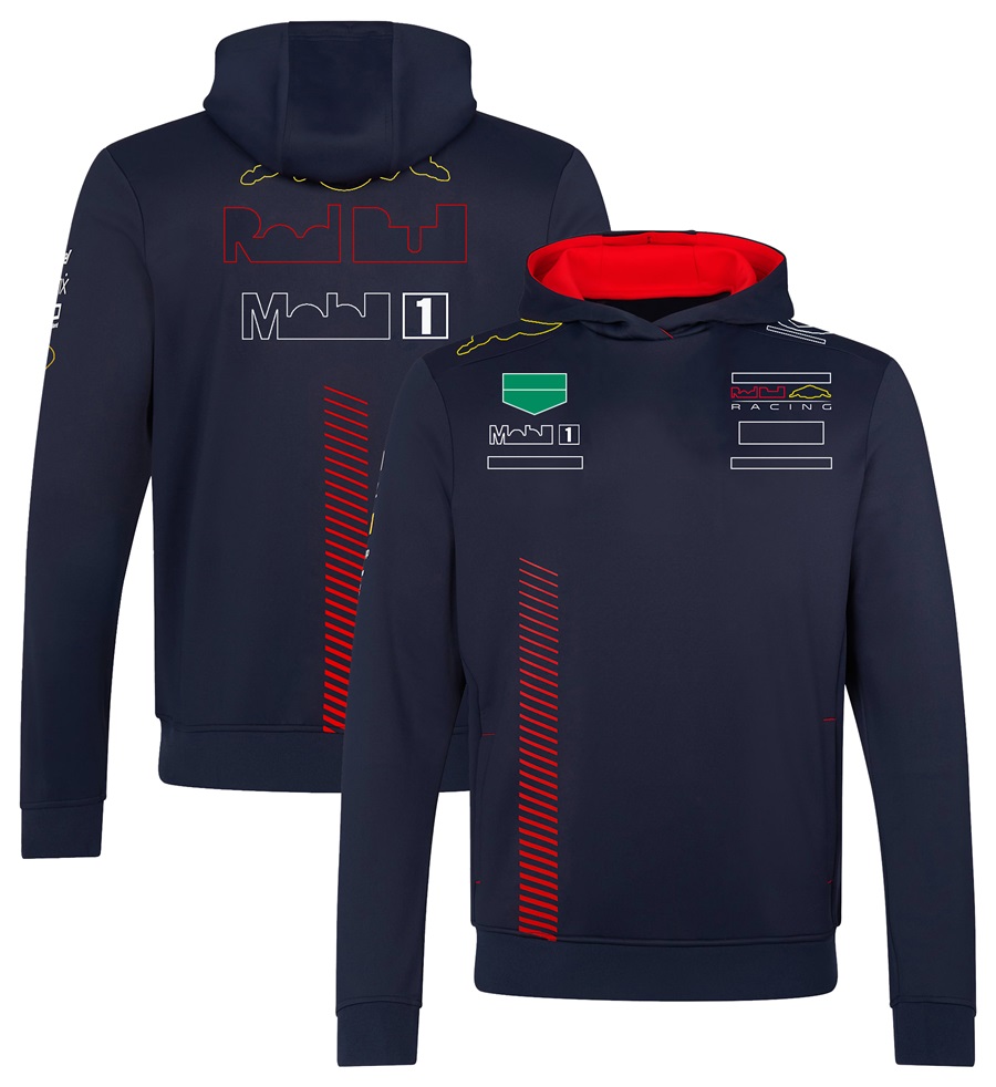 2023 F1 Racing Style Half-Zip Stand-Collar Long-Sleeve Top Men's Elemental Printed Sweatshirt
