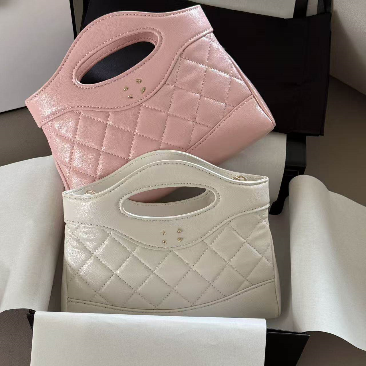 Designer bag Luxury Bag High quality pattern of letters mini square bag Waxed Lambskin Leather Bag Chain Magnetic Snap Shoulder Bag Crossbody bag