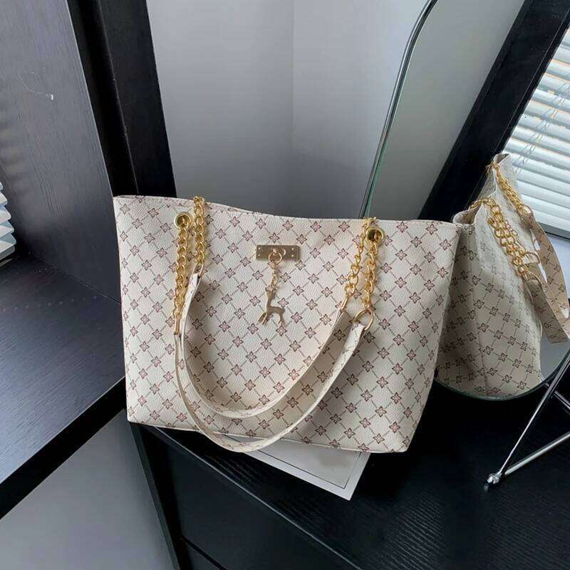 Sac à main presbyte en cuir souple pour femmes, fourre-tout de grande capacité avec accessoires suspendus, sac à bandoulière XJ260310, nouvelle c