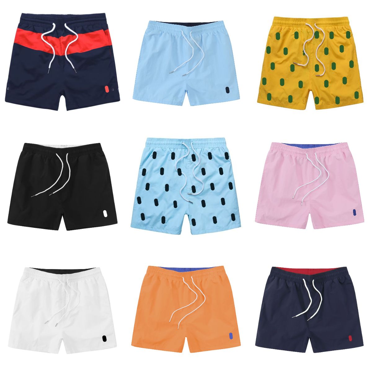 Hot sell Men Polo shorts horse embroidery mens designer swimming trunks beach shorts fashion Quick drying casual swim short shippings M-3XL
