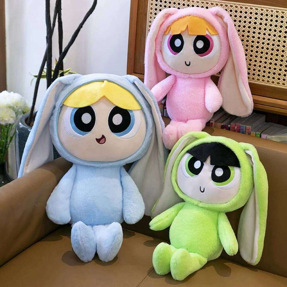1pc 40cm/15.74in New Flying Little Girl Plush Toy Big Pillow Grab Doll Birthday Children's Day Gift L260310-image-1096995997
