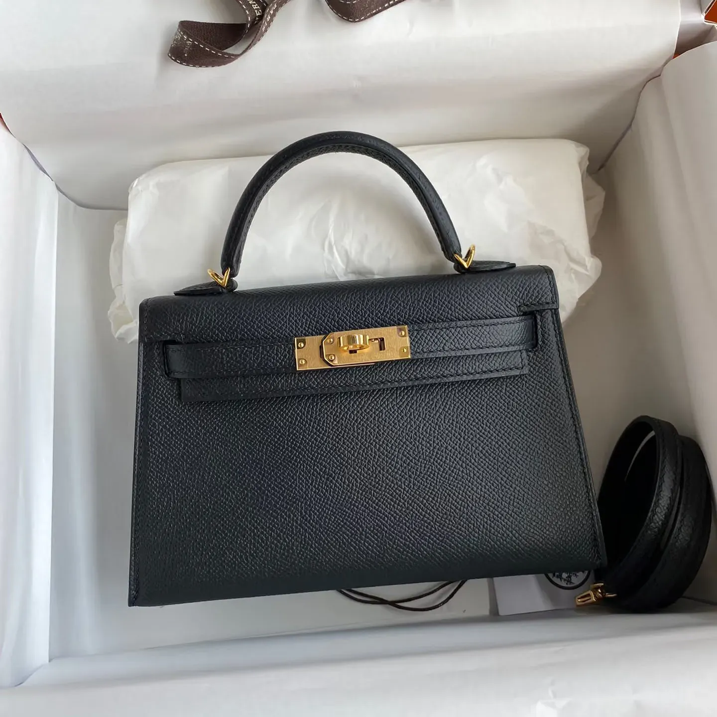 Luxury womens designer wallet shoulder crossbody bag cowhide leather fashionable full grain lychee handbag 2026-image-1107453738