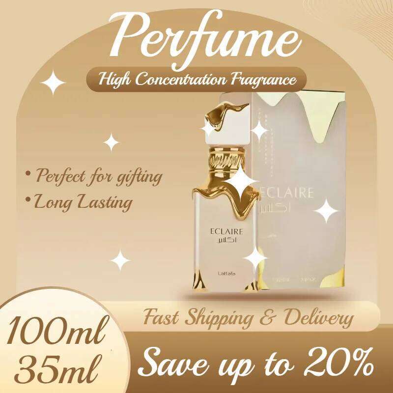 35ML/100ML Quality Gift Arab Dubai Original Perfume Eclaire Eau De Parfum For Women Lasting Fragrances Body Spray Deodorants S26-image-1097003729