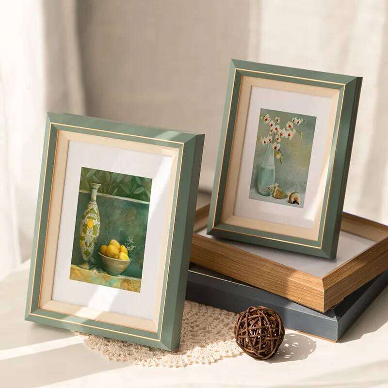 Simple literary creative 5 6 7 8 10 inch A4 wedding couple photo frame wall setting H260310-image-1097015565