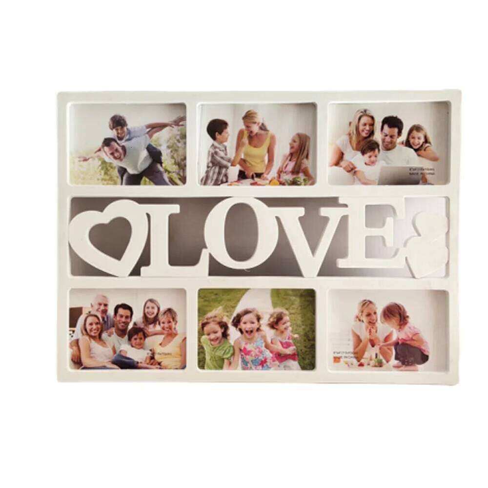 Frame Picture Collage Photo Frames Family Wall Tabletop Love Photosplastic Couples Multiple Hanging Onepictures Framed Multi H260310-image-1097015379