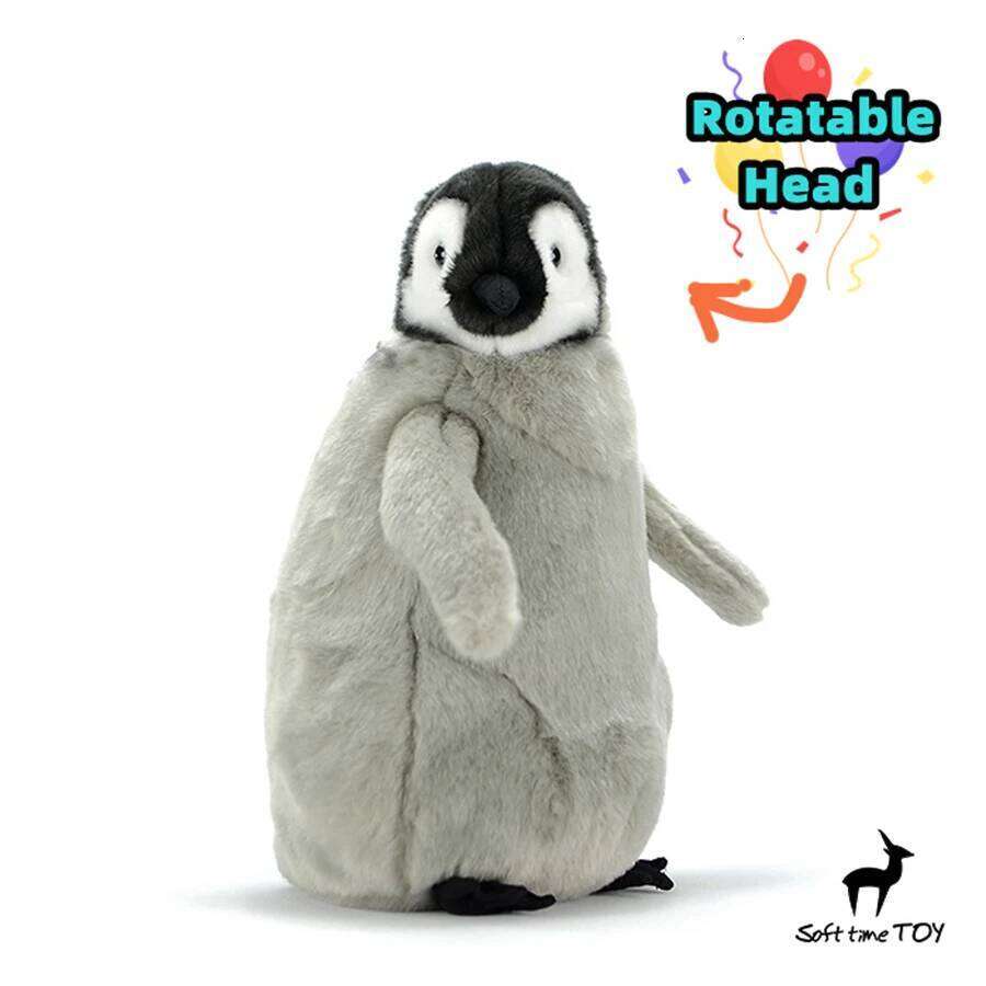 Baby High Fidelity Anime Cute Plushie Emperor Penguin Plush Toys Lifelike Animals Simulation Stuffed Doll Kawai Toy Gift L260310-image-1097014462