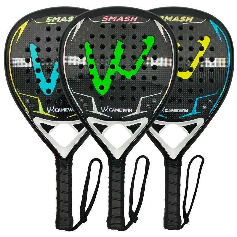 2026 New 12K Paddle outdoor EVA Elastic Memory Foam Core Lightweight Outdoor Tennis Carbon Fiber Padel Racket Free Shipping