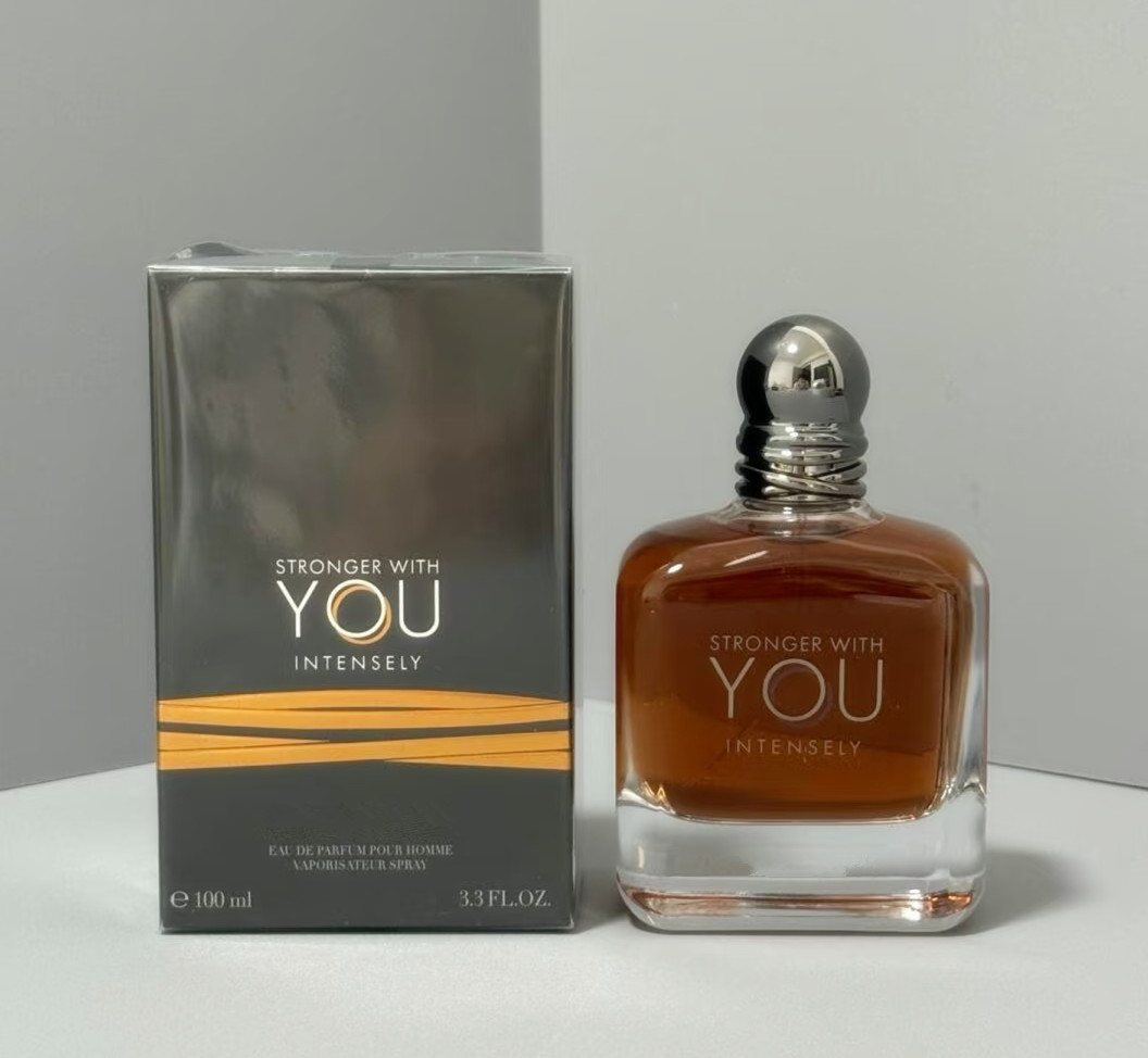 Men Fragrance 90ml 100ml Stronger with You Intensely Powerfully Absolutely Eau De Parfum Man Cologne Spray Body Mist High Quality 3.3OZ