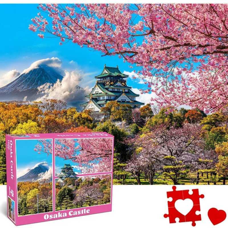 1000 Pieces Adult Landscape Paper Puzzle OSAKA Castle Easter Egg Pet Family High Difficulty Puzzle Toy Decompression Puzzle Gift Z251209-image-1097152403
