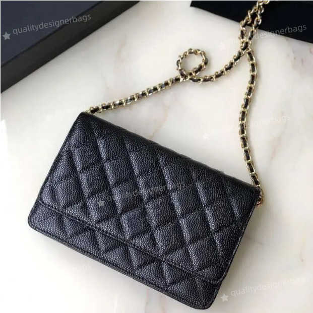Evening Bags Top fashion brand designer bag Plaid purse crossbody bag Double letter solid buckle Sheepskin pattern Shoulder Bags handbag luxury woc