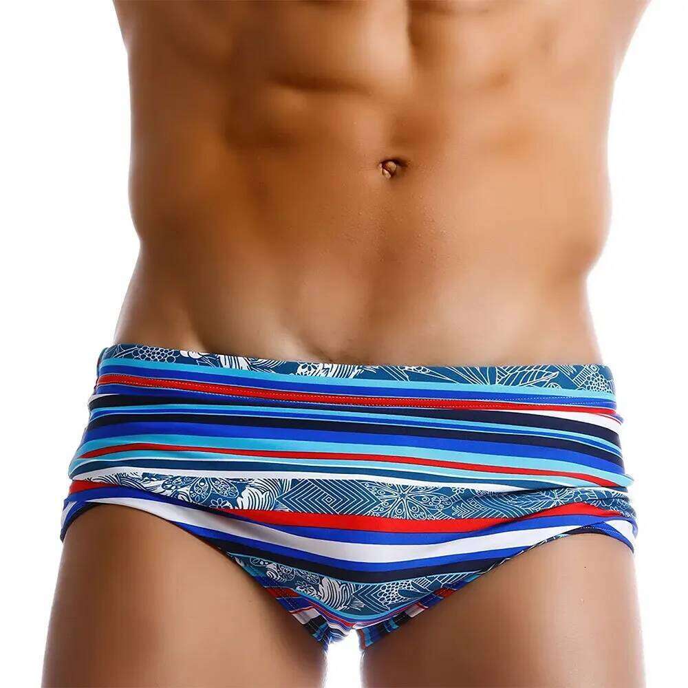 Men Swimwear Swimming Trunks Sexy Boardshorts Swim Boxer Briefs Bikini Brazilian Classic Cut Bulge Swimsuits Beach Shorts Male S26-image-1097072244