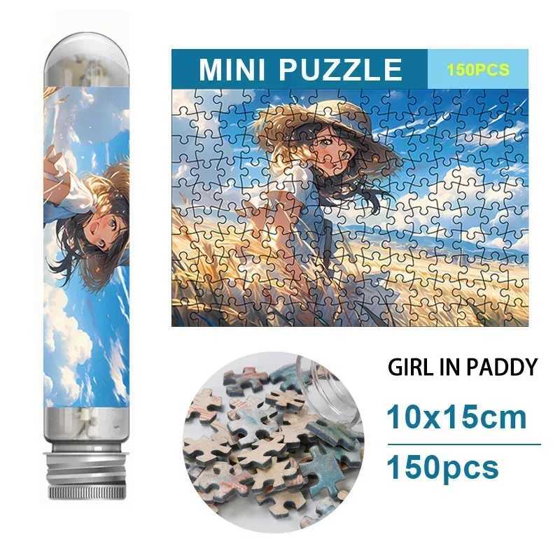 150PCS Mini Test Tube Blossom Fall Cartoons Difficult Jigsaw Puzzle for Adult Decompression Toys Game Family Educational Toys Z251209-image-1097152996
