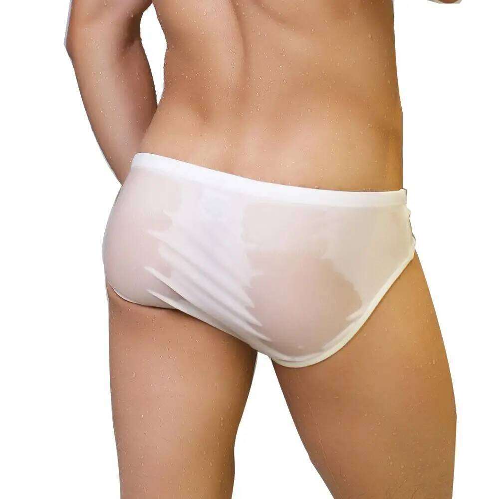 Men Bikini Swim Briefs Sexy Swimwear Low Rise Swimming Swimsuit Beach Shorts Beachwear Bathing Suit Maillot de bain homme S26-image-1097081683
