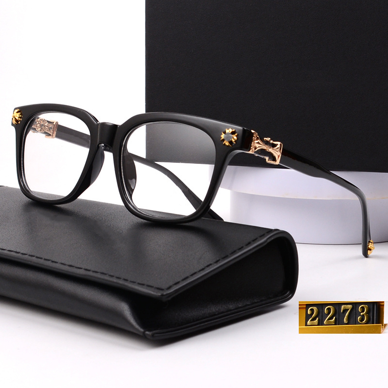 chrome Sunglasses Cross Sunglasses Luxury Designer Glasses Sunglasses For Women glasses 2273 Frames Men Fashion Plate Eyeglass with box