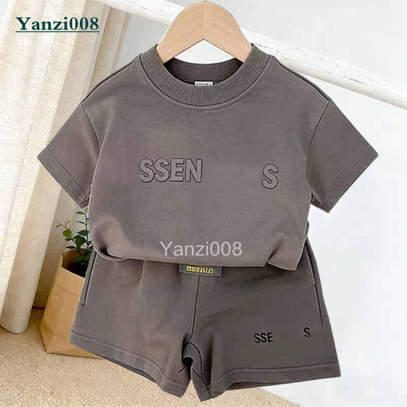 Designer Kids Clothes Sets Kids Boy Clothing Toddlers Boy Girls Summer New Cotton T-shirt Shorts Baby Clothes Girls Kids Designer Clothes Kids Gi-image-1097114812