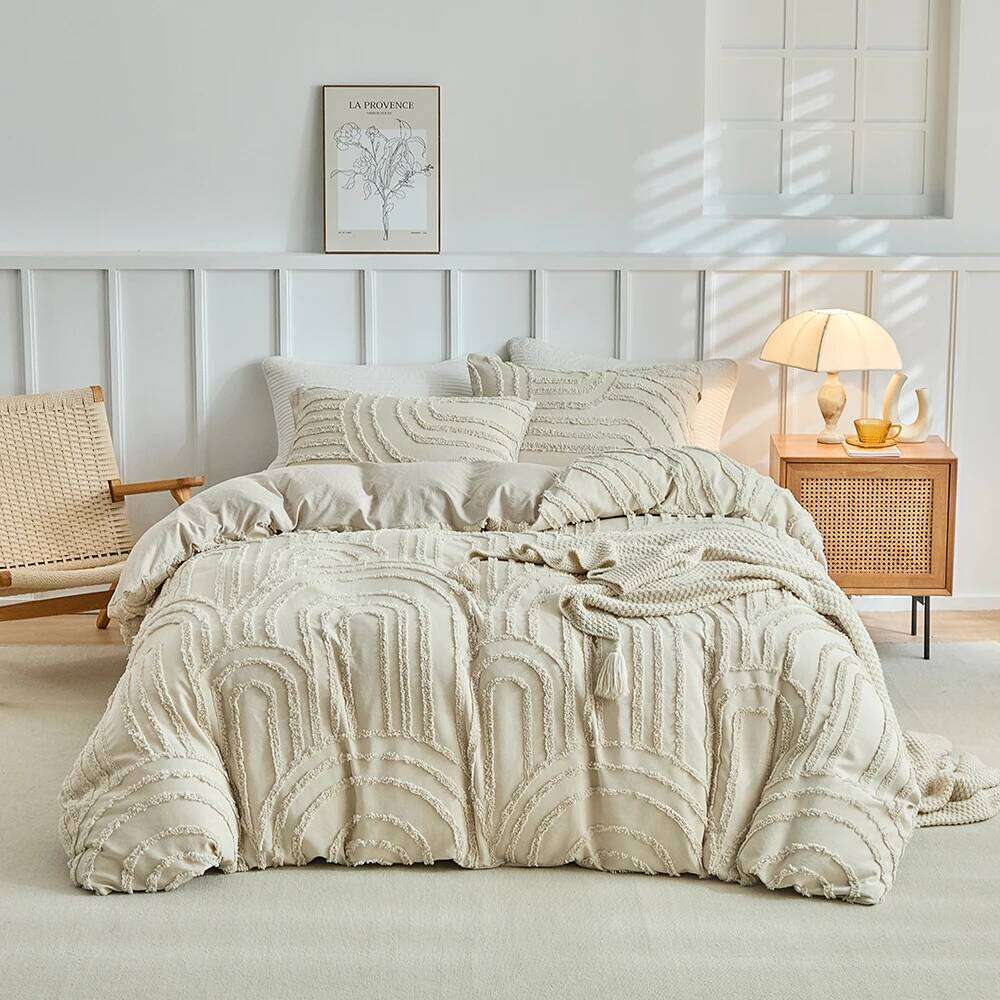 Duvet Bedding Set Twin Full Queen King Size 135x200 Nordic Quilt Cover 240x220 Double Single Rainbow Bed Linen 200x200 H260311-image-1097173990