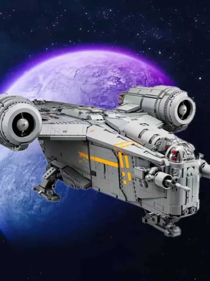 In Stock 6187Pcs MOC The Razor Crest Building Blocks Model Compatible Spacecraft Bricks Toys Adults for Boys Birthday Gifts L260526-image-1097153882