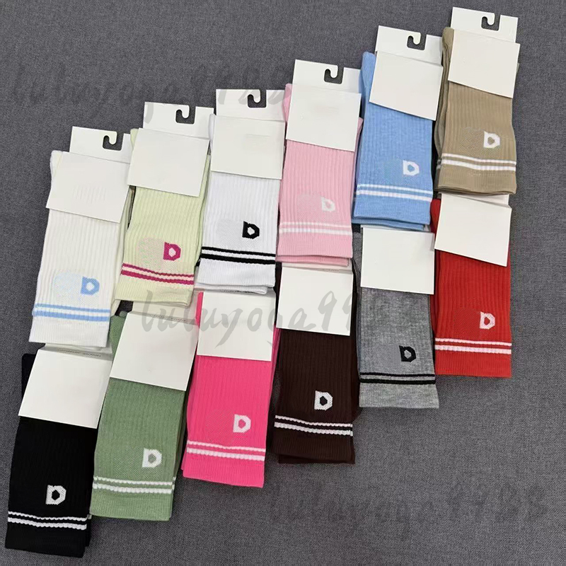 3Pairs Designer Men's Socks Throwback Women Men Classic Cotton Half-Crew Socks Solid Color Black White Grey Jogging Basketball Football Sports