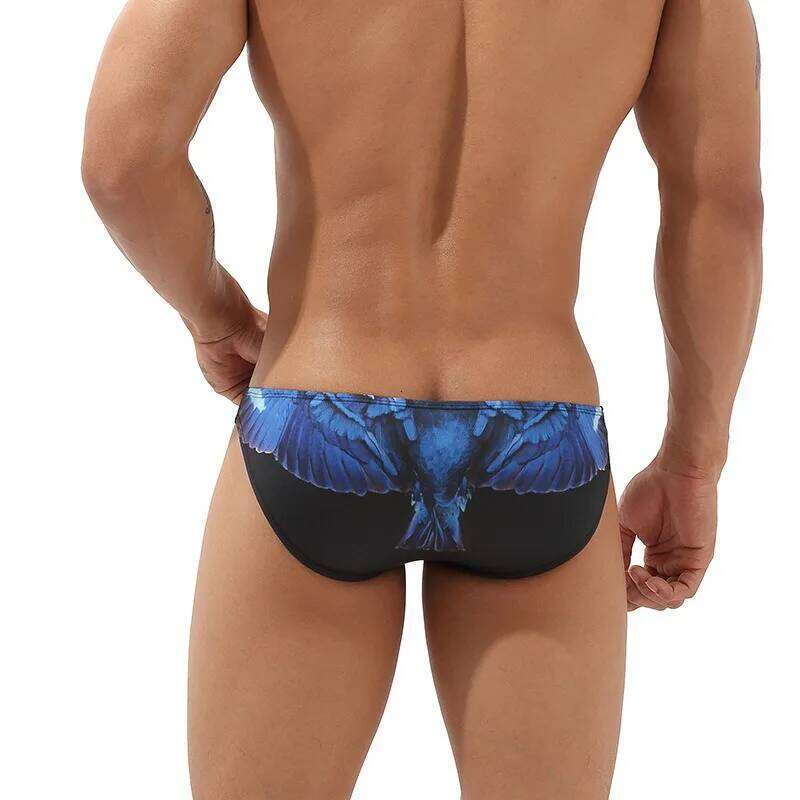 Swimwear Men Swimsuit Low Waist Swimming Trunks Push Pad Swim Brief Gay Sexy Bikini Breathable Quick Drying Sport Beach Shorts S26-image-1097075243