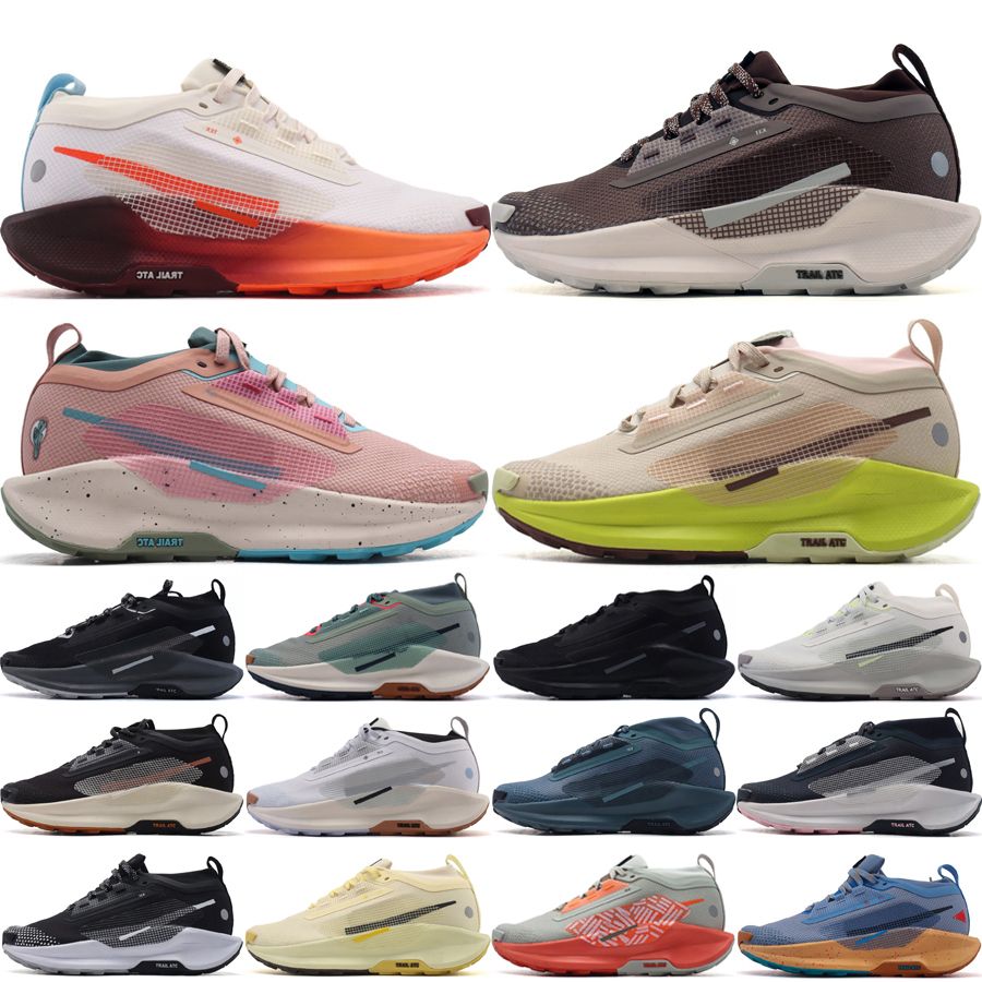 Top Men Women Running Shoes Pegasuses Trail 5 GTX Designer Trainers Jade Horizon Sail Picante Red Cool Grey Pink Oxford Red Pale Ivory ATC Outdoor S