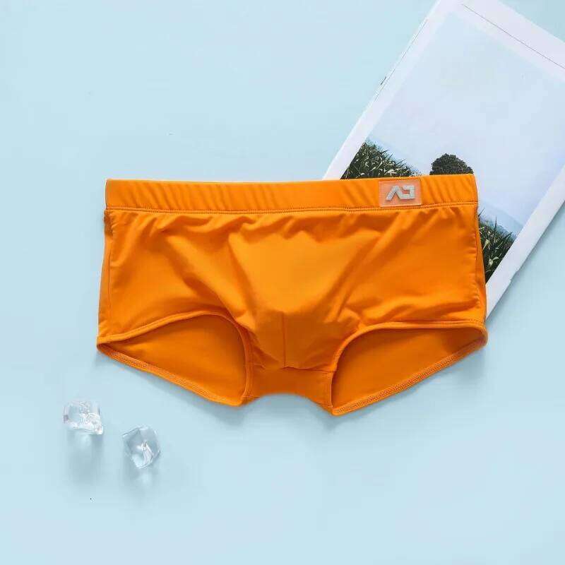 Men's swimming trunks, low waist, quick-drying youth sports men's boxers S26-image-1097083158