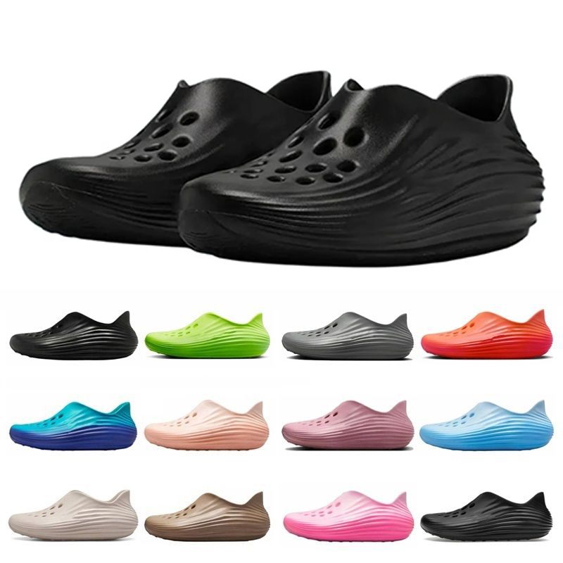 Reactx Rejuven8 Sandales Designer Diapositives d'été pour hommes Femmes Pantoufles à plateforme Triple Noir Bois clair Marron Vert Strike Rejuven