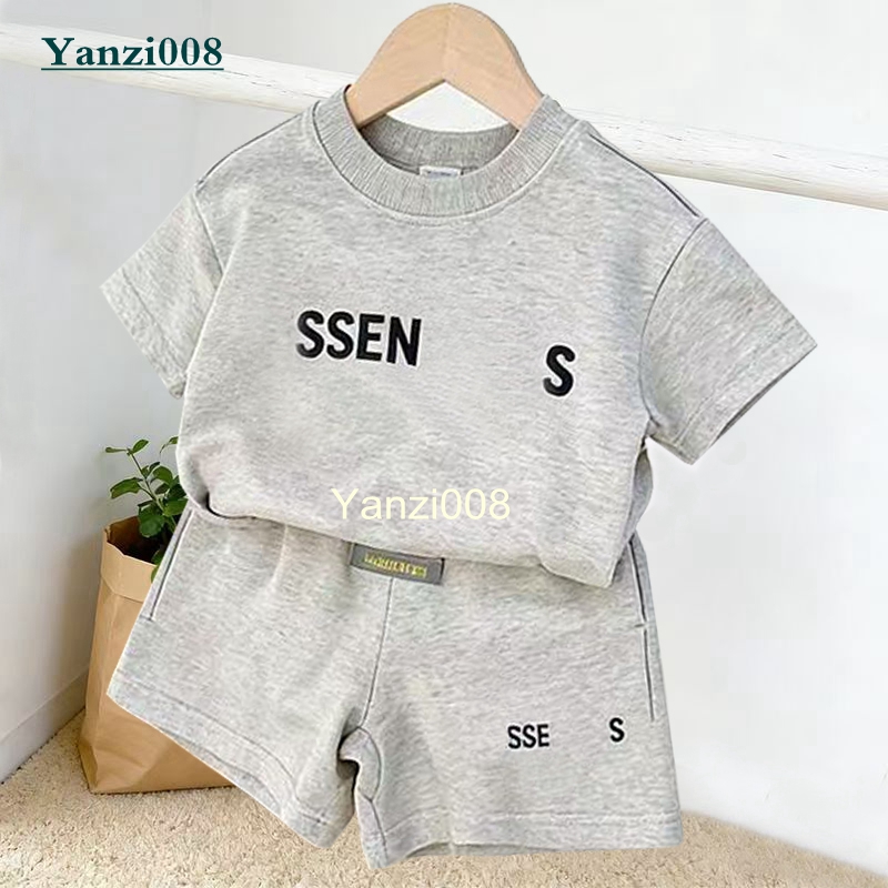 Summer New Cotton Designer Kids Clothes Sets Kids Boy Clothing Toddlers Boy Girls T-shirt Shorts Baby Clothes Girls Kids Designer Clothes Kids Gi-image-1097082287