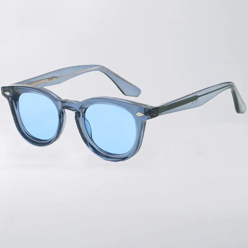 Johnny Depp Men Cat Eye Sunglasses Round Women Luxury Brand Designer High Quality Lemtosh Style Sun Glasses For Male Female