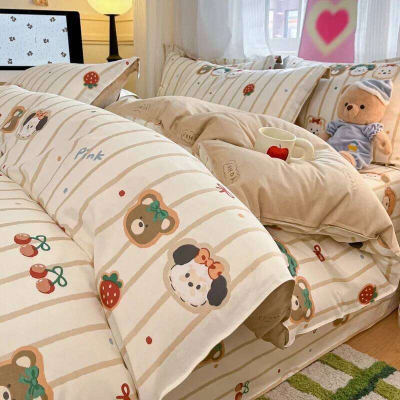 Pure piece 150x200x230 quilt cover cotton 2025 new printing small fresh single product series H260311-image-1097174443