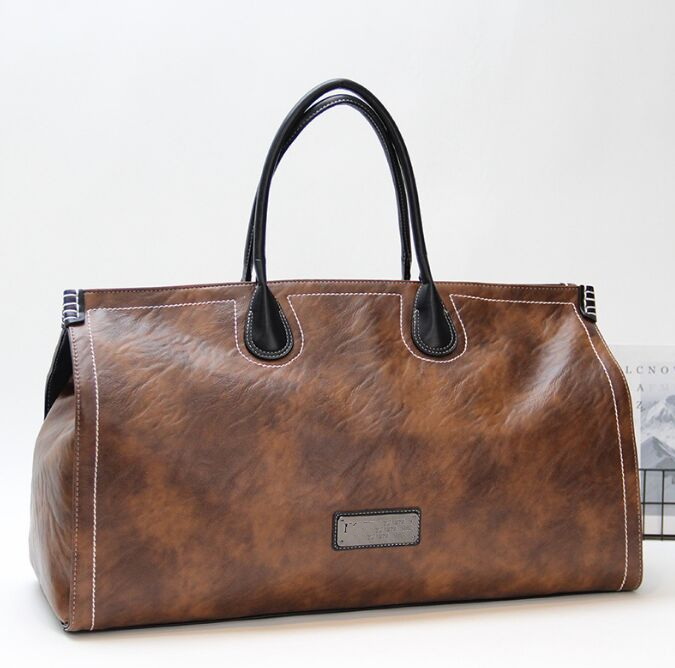 Designer Womens Mens Duffel Bag Luxury Retro Vintage Handbags Men Top-Handle Soft Leather Large Capacity Shoulder Bags Travel Totes